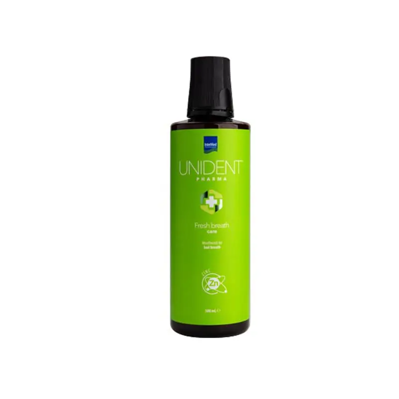 Unident Pharma Fresh Breath Care Mouthwash, Eιδικά σχεδιασμένo καθημερινό στοματικό διάλυμα κατά της στοματικής κακοσμίας, 500ml