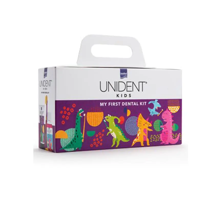 Unident Kids My First Dental Kit, Ειδικά σχεδιασμένο για την καθημερινή στοματική φροντίδα παιδιών από 6 ετών και άνω